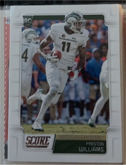 2019 Panini Score #403 Preston Williams — front