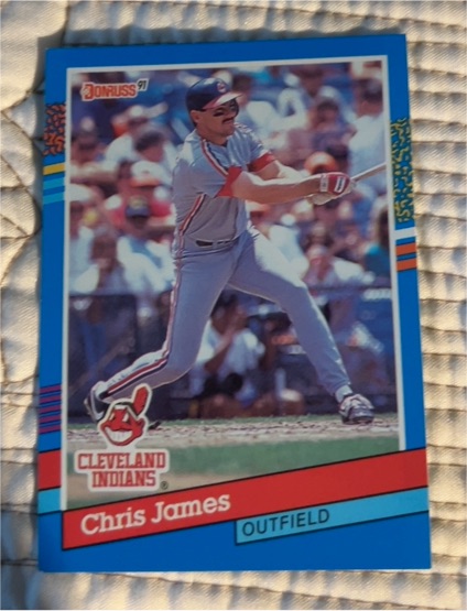 1991 Donruss #227 Chris James — front