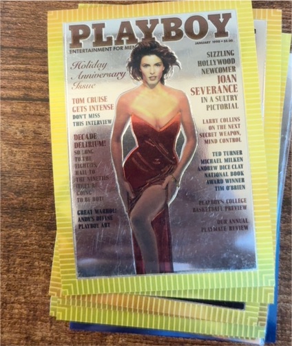 1995 Playboy Chromium Cover Cards #84 Joan Severance January 1990 — front