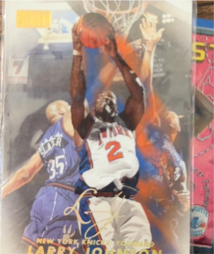 1998-99 SkyBox Premium #63 Larry Johnson — front