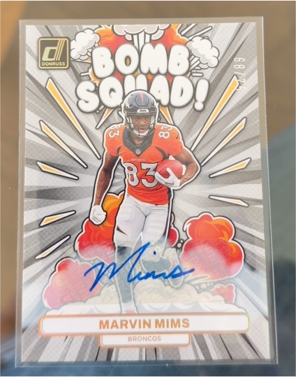 2023 Panini Donruss #BS-17 Marvin Mims — front