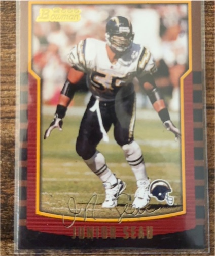 2000 Bowman #56 Junior Seau — front