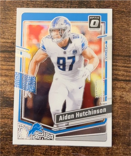 2023 Donruss Optic Football #58 Aidan Hutchinson Detroit Lions — front
