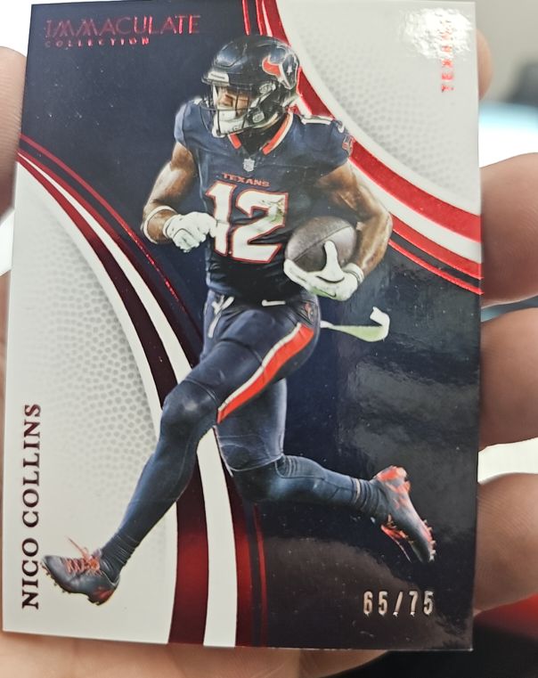 2025 Panini Immaculate Collection #13 Nico Collins — front