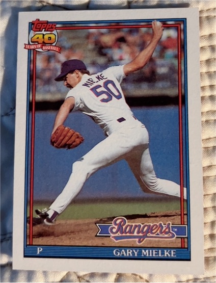 1991 Topps #54 Gary Mielke — front