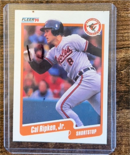 1990 Fleer #187 Cal Ripken Jr. — front