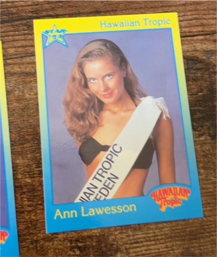 1993 Star Hawaiian Tropic #unknown Ann Lawesson — front