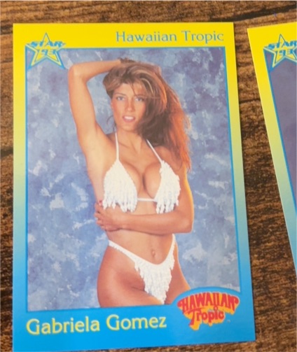 1993 Star #unknown Gabriela Gomez Hawaiian Tropic — front