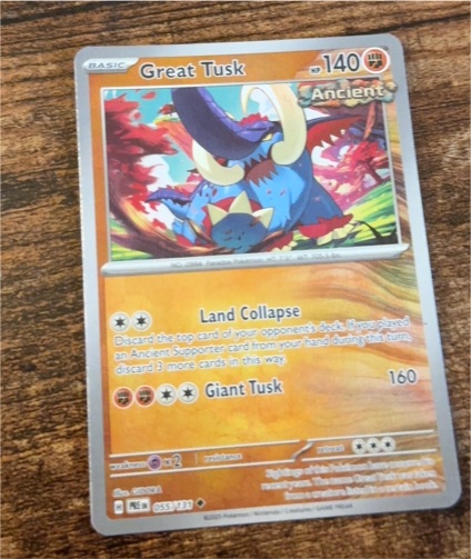 2024 Pokémon #055 Great Tusk — front