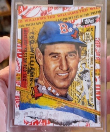 2020 Topps Project 2020 #122 Ted Williams by Tyson Beck — front