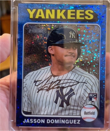 2024 Topps Heritage #399 Jasson Domínguez — front