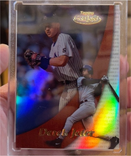 2000 Topps Gold Label #22 Derek Jeter — front