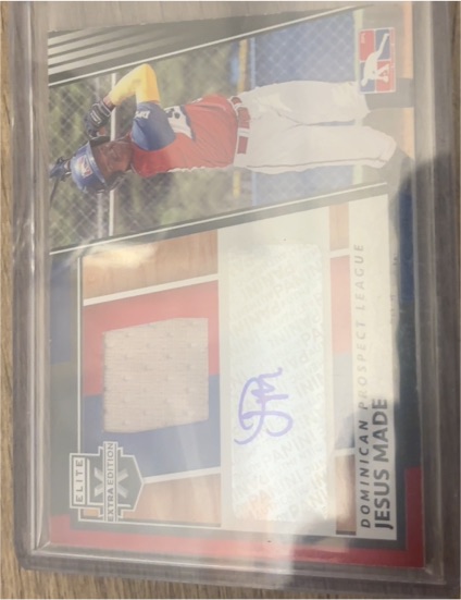 2019 Panini Elite Extra Edition Dominican Prospect League #DMS-JM Jesus Made — front
