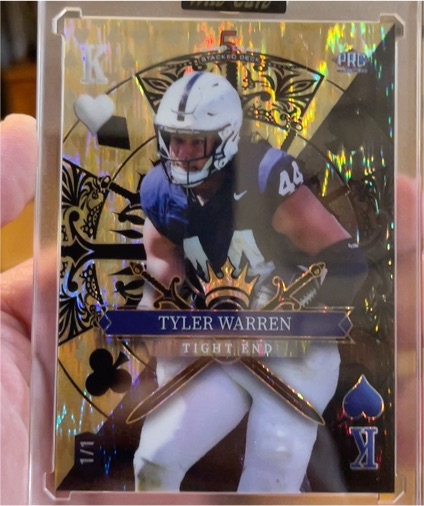 2024 Wild Card 5 Card Draw #Tyler Warren — front