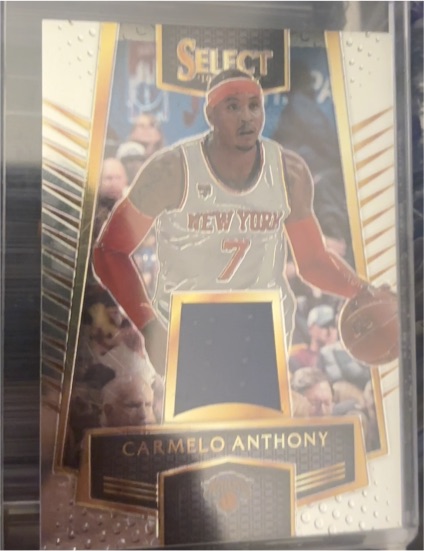 2016-17 Panini Select Carmelo Anthony Jersey Patch — front