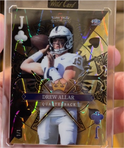 2024 Wild Card 5 Card Draw #SDPC-DAN Drew Allar — front