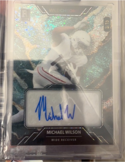 2023 Wild Card Wildchrome #3/15 Michael Wilson — front