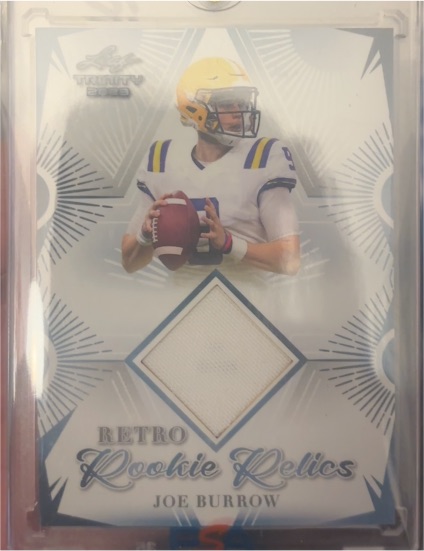 2023 Leaf Trinity Retro Rookie Relics #RRR-3 Joe Burrow — front