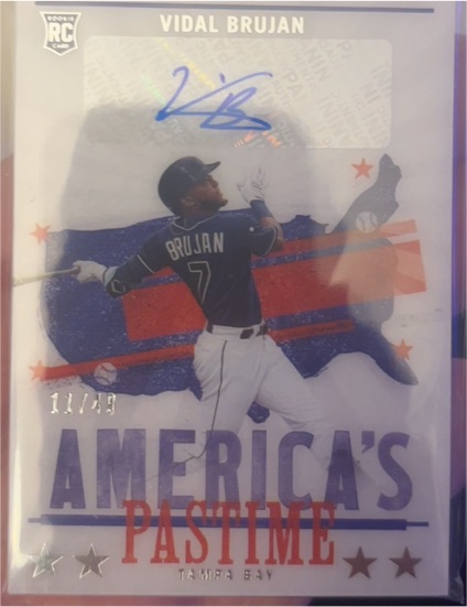 2022 Panini Chronicles America's Pastime #AP-VB Vidal Brujan — front
