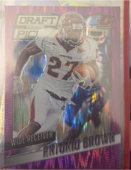 2015 Panini Prizm Collegiate Draft Picks #13 Antonio Brown — front