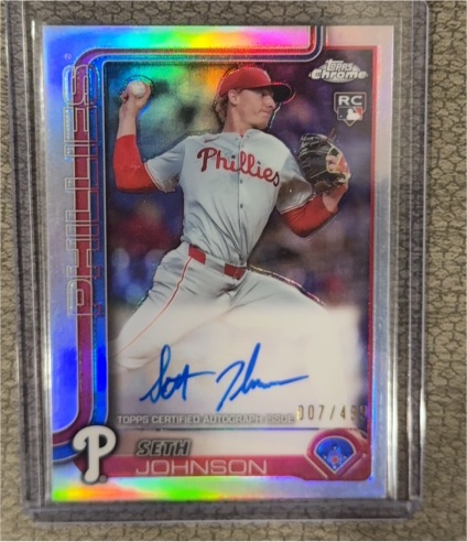 2025 Topps Chrome #RA-SJO Seth Johnson — front