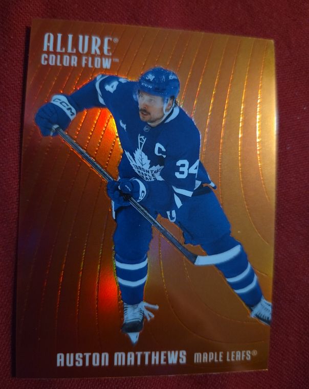 2025-26 Upper Deck Allure Color Flow #CF-26 Auston Matthews — front