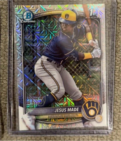 2025 Bowman Chrome Prospects #BCP-50 Jesus Made — front