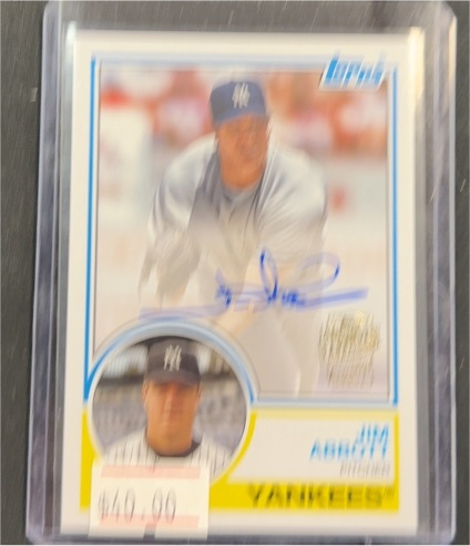 2024 Topps Archives #83FF-JA Jim Abbott — front