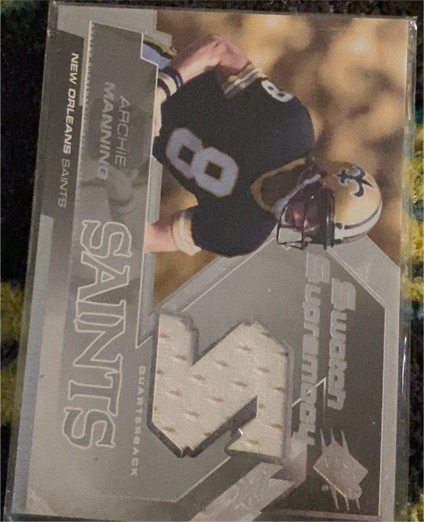 2005 Upper Deck SPx Swatch Supremacy #SW-PM Peyton Manning — front