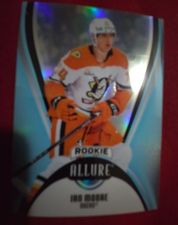 2025-26 Upper Deck Allure #116 Ian Moore Rookie Anaheim Ducks — front