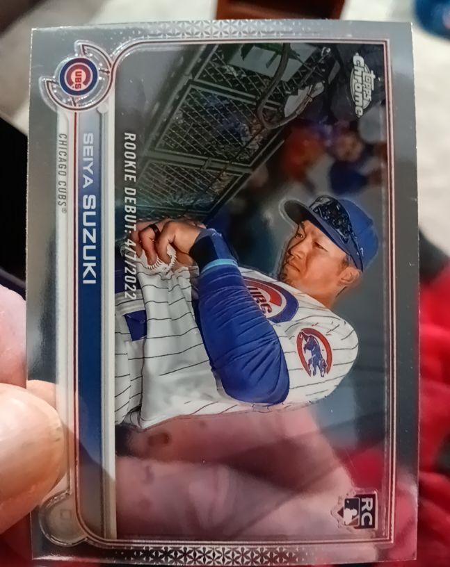 2022 Topps Chrome Update #USC144 Seiya Suzuki — front