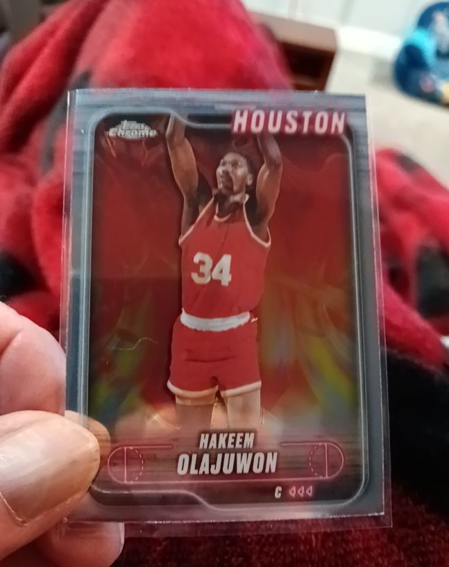 2024-25 Topps Chrome #115 Hakeem Olajuwon — front