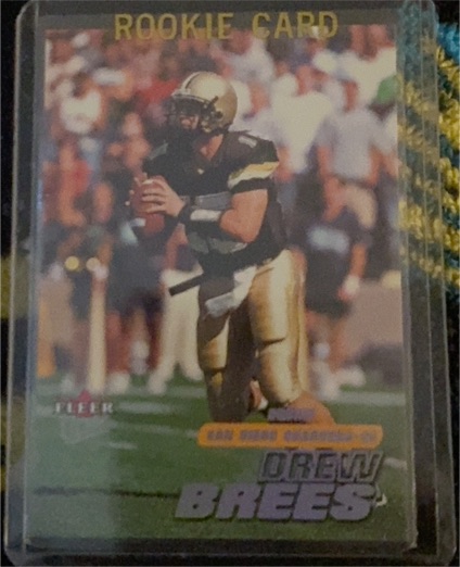 2001 Fleer Ultra #260 Drew Brees — front