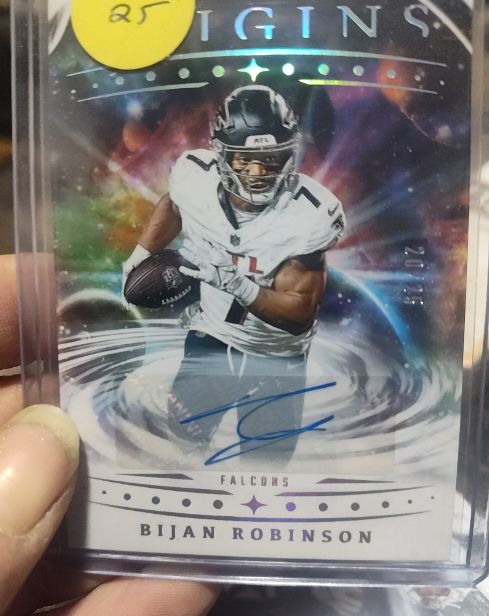 2025 Panini Origins Bijan Robinson — front