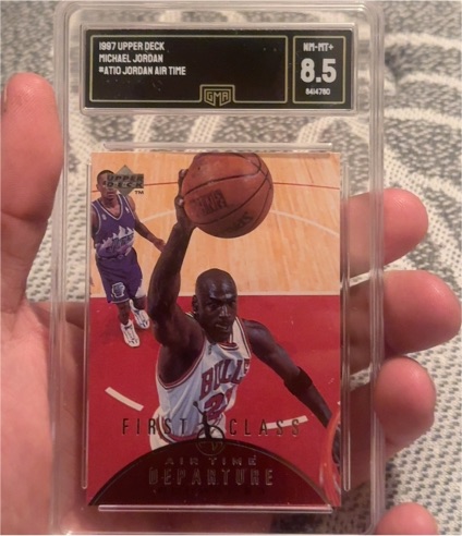 1997 Upper Deck Michael Jordan Ratio Jordan Air Time — front