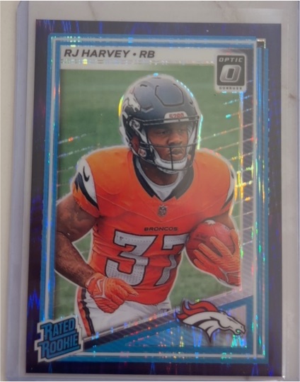 2025 Donruss Optic #208 RJ Harvey — front