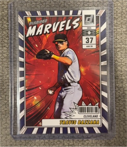 2025 Panini Donruss Diamond Marvels #8 Travis Bazzana — front