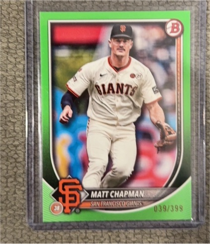 2025 Bowman #74 Matt Chapman — front