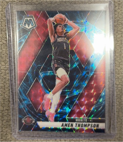 2024-25 Panini Mosaic #10 Amen Thompson — front
