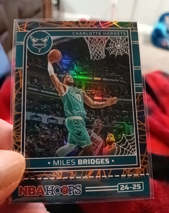 2024-25 Panini NBA Hoops Haunted Hoops #121 Miles Bridges — front