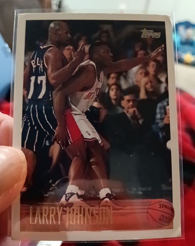 1996-97 Topps #149 Larry Johnson — front