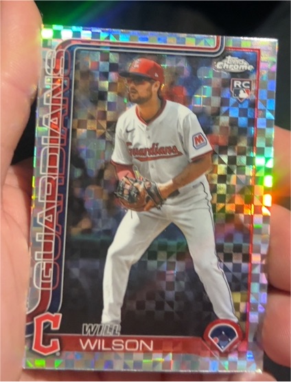 2025 Topps Chrome Update #USC187 Will Wilson — front