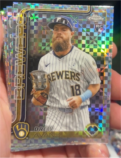 2025 Topps Chrome Update #USC47 Drew Avans — front