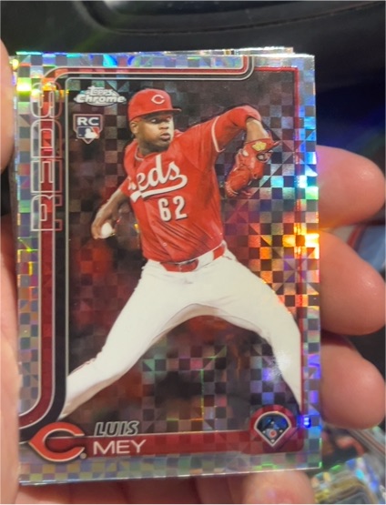 2025 Topps Chrome Update #USC140 Luis Mey — front