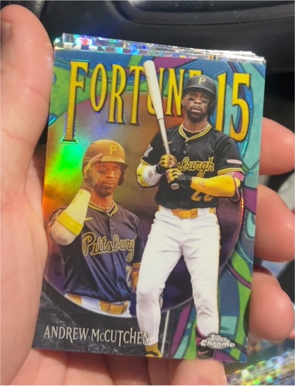 2025 Topps Chrome Update #F15-17 Andrew McCutchen — front