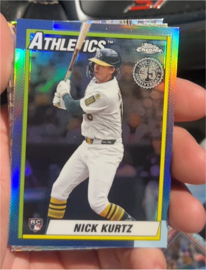 2025 Topps Chrome Update #90CU-21 Nick Kurtz — front
