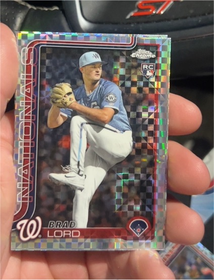 2025 Topps Chrome Update #USC77 Brad Lord — front