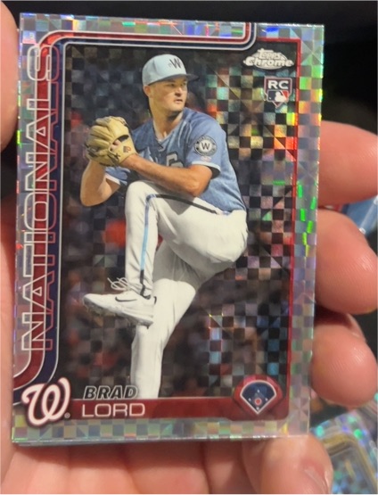 2025 Topps Chrome Update #USC77 Brad Lord — front
