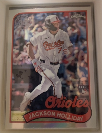 2024 Topps Chrome Update #89CU-3 Jackson Holliday 1989 35th Anniversary Rookie — front