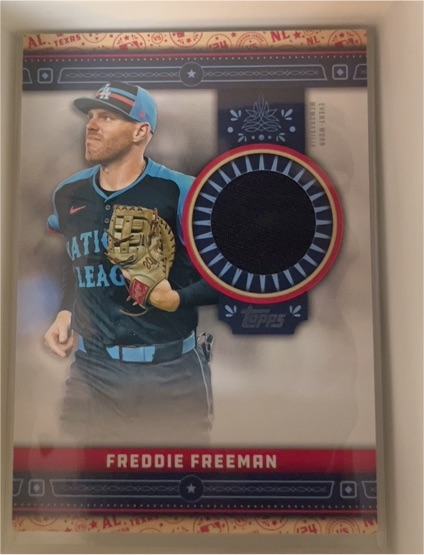 2024 Topps Update All-Star Stitches #ASR-FF Freddie Freeman — front